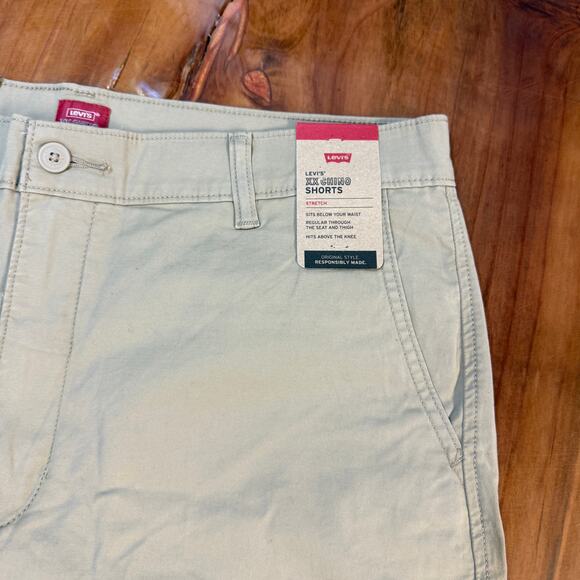 NEW Levi's Gap Men's Shorts LOT of 2 36 Golf Chino Cotton Flat front KK16 - Picture 8 of 11